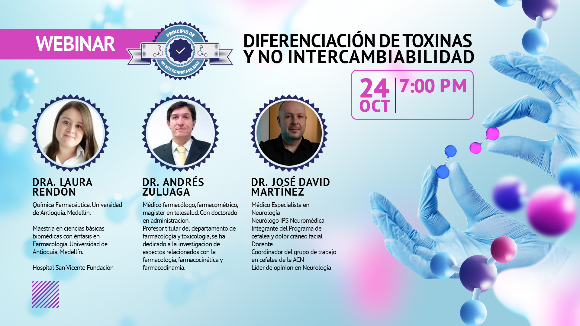 Webinar diferenciación de toxinas y no intercambiabilidad - 24 Oct 2023